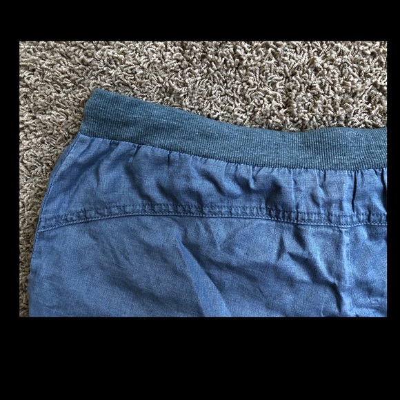 F21 chambray denim shorts Sz L - Picture 7 of 12